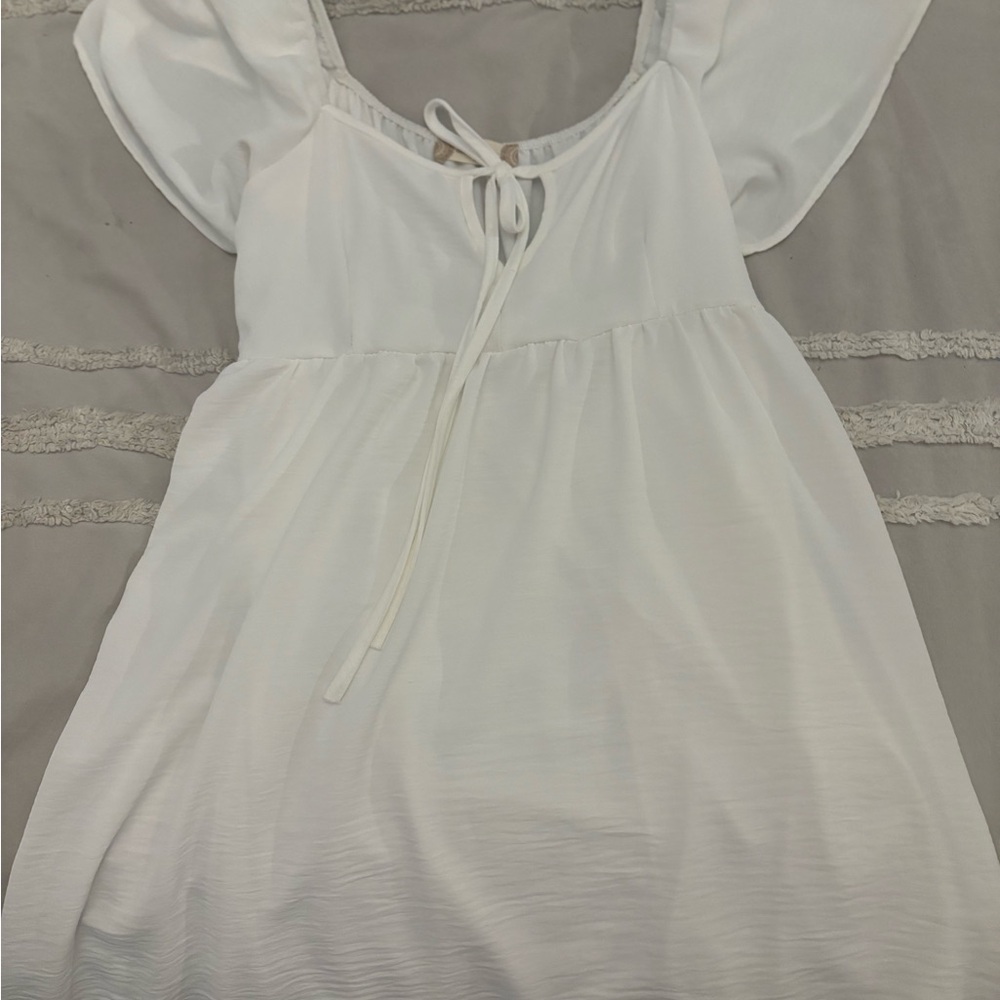 Altar'd State White Dress for Bridal Shower/Bachelorette Trips/Graduation